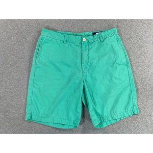 Vineyard Vines Cotton Casual BREAKER Chino Shorts (Men's 34)‎ Green
